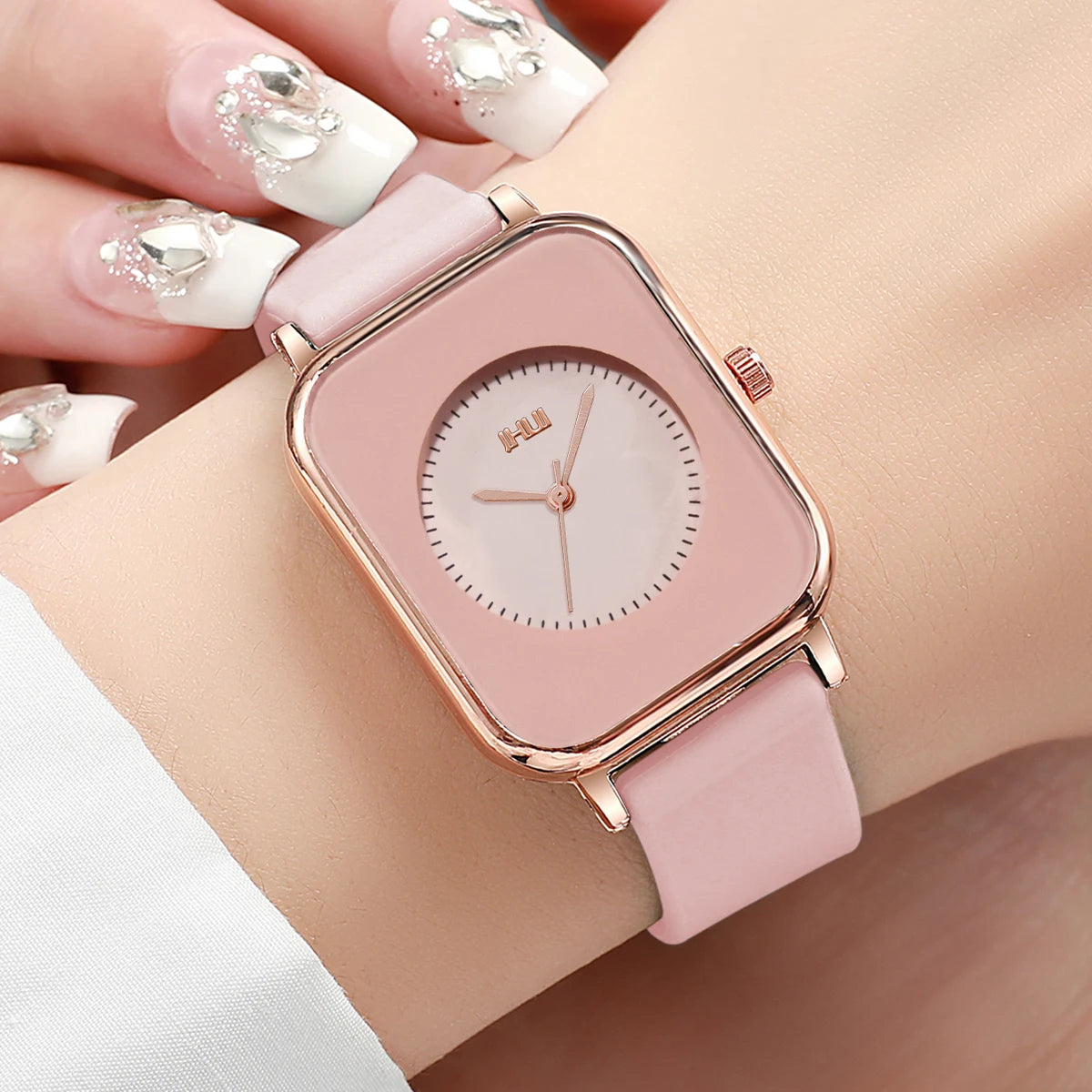 Fashion Rectangle Women Watches Casual Silicone Band Sports Watch Reloj Mujer Girls Clock Gift - TAVEN System LLC