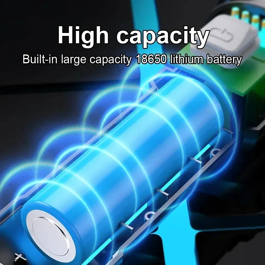 100000LM Super Bright Flashlight Type-C Rechargeable LED Torch Long Range Tactical Lamp for Outdoor Waterproof Camping Lantern TAVEN System LLC