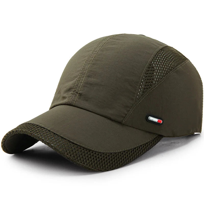 Quick Dry Baseball Cap Moisture Wicking Adjustable Sun Hat