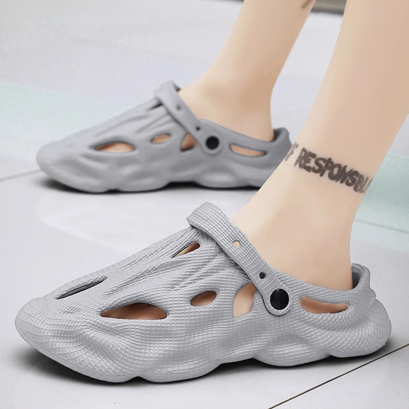Novelty Hot Sale Garden Shoes for Women Mens Sandals EVA Lightweight Beach Clogs Summer Beach Zapatos Hombre for Men and Women TAVEN System LLC