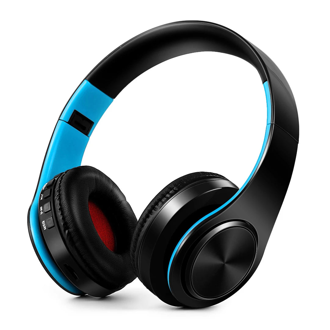 2026 Wireless Bluetooth Stereo Headset Upgrading Sports Overhead Earphone with Mic for Smart Phone TV PC Tablet - Music TAVEN System LLC