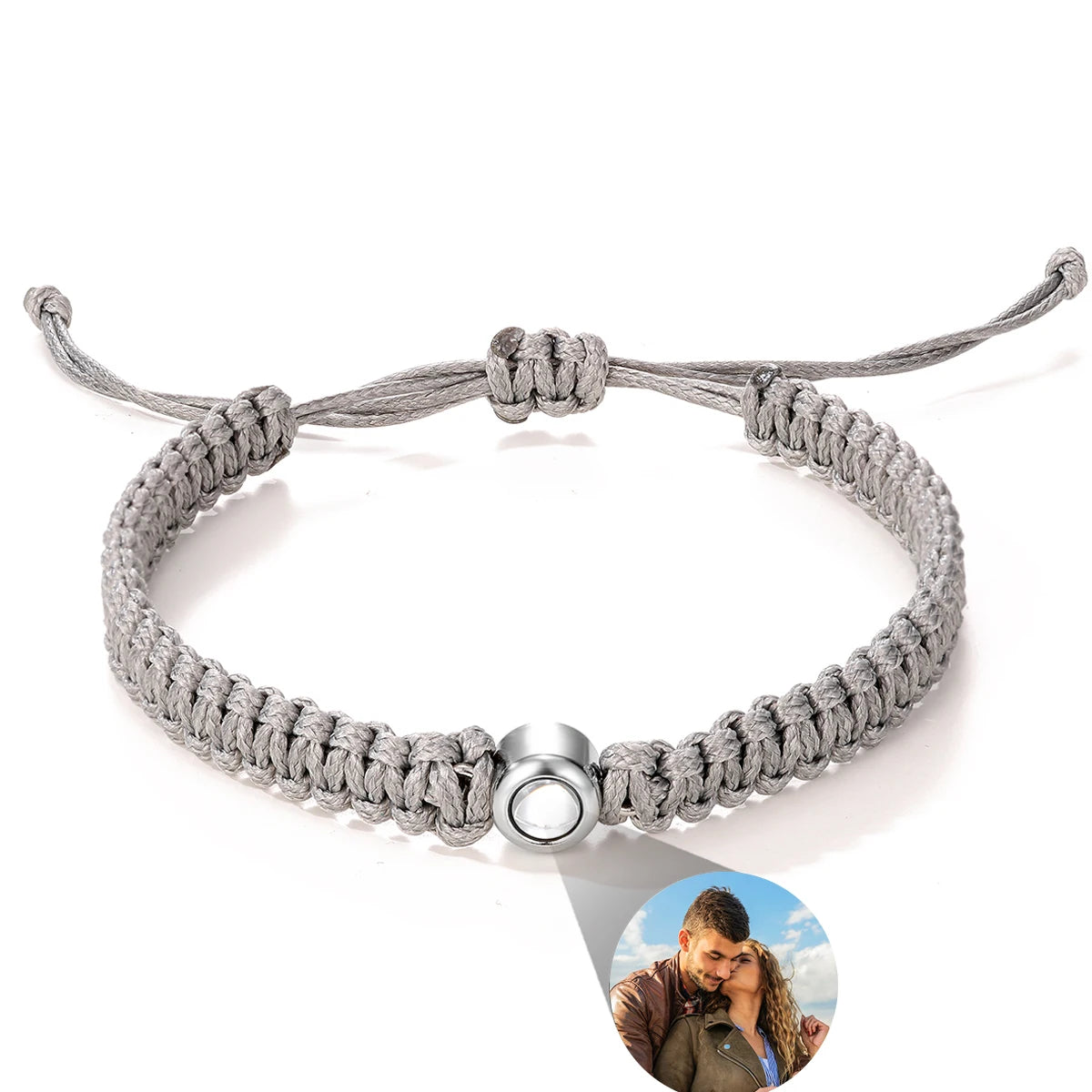 Customized Bracelet With Picture Inside Projection Bracelet For Women Men Family Pet Couple Memorial Anniversary Jewelry Gift TAVEN System LLC