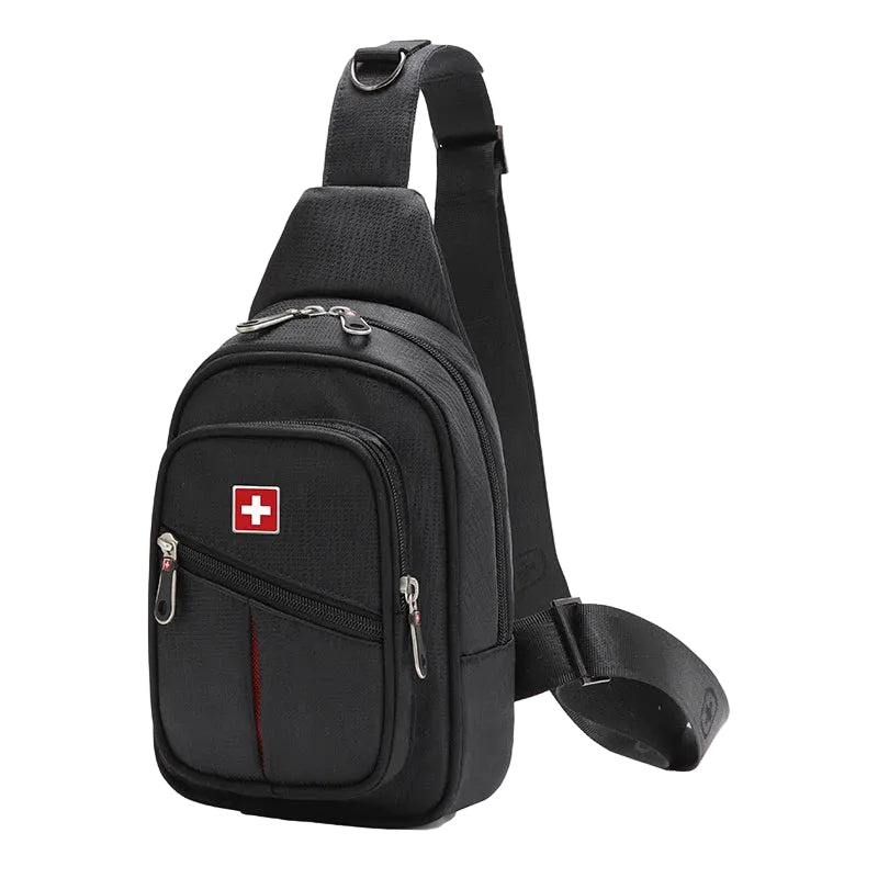 SWISS Waterproof Men Chest Bag Oxford Sling Crossbody Travel Bag TAVEN System LLC
