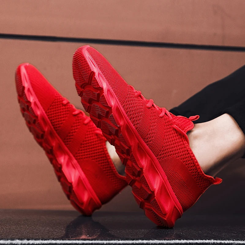 Men Breathable Mesh Running Shoes Lightweight Sports Sneakers TAVEN System LLC