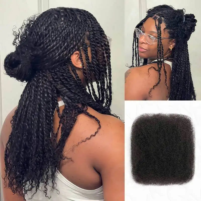 Rebecca Youth afro kinky curly human braiding hair bulk