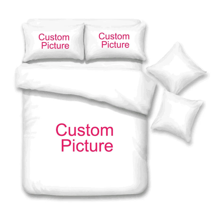 New Custom Bedding Set Customized 3D Printed Duvet Cover Sets with Pillowcase Twin Full Queen King Size POD Dropshipping TAVEN System LLC