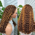 Color: T1B/613, Ships From: CHINA, Stretched Length: 20inches, Density: 300%, Lace Size: 13x4 - 300% Density 12A Double Drawn 13x4 Lace Front Bouncy Curly Human Hair Wigs Natural Burmese Curly Remy Hair Wigs for Black Women Taven