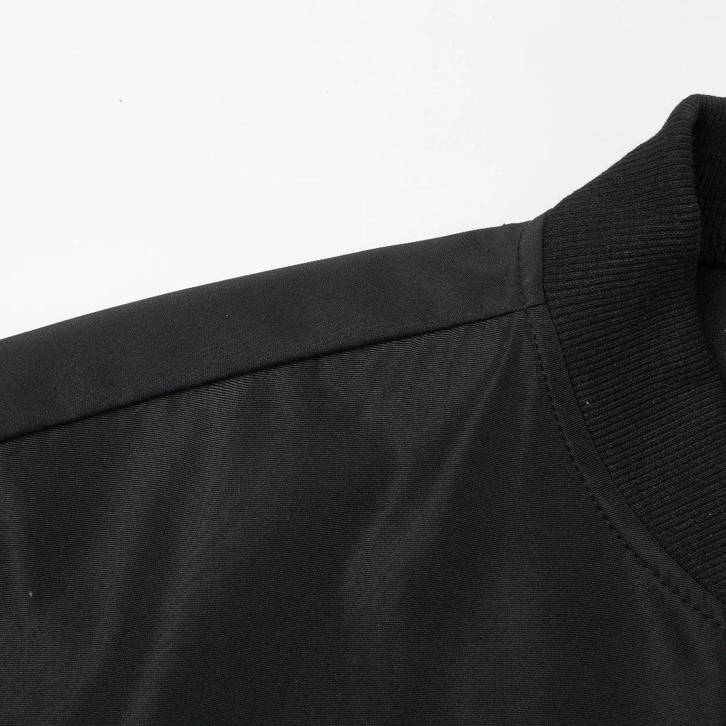 2024 Spring and Autumn New Baseball Collar Short Loose Solid Color Jacket Men's Business Casual Thin Coat Trend TAVEN System LLC