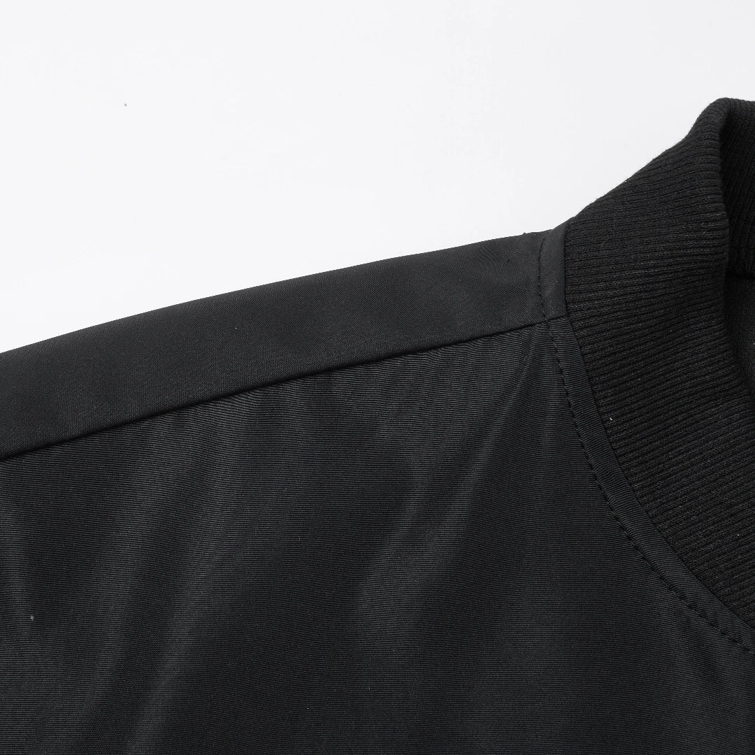 2024 Spring and Autumn New Baseball Collar Short Loose Solid Color Jacket Men's Business Casual Thin Coat Trend TAVEN System LLC