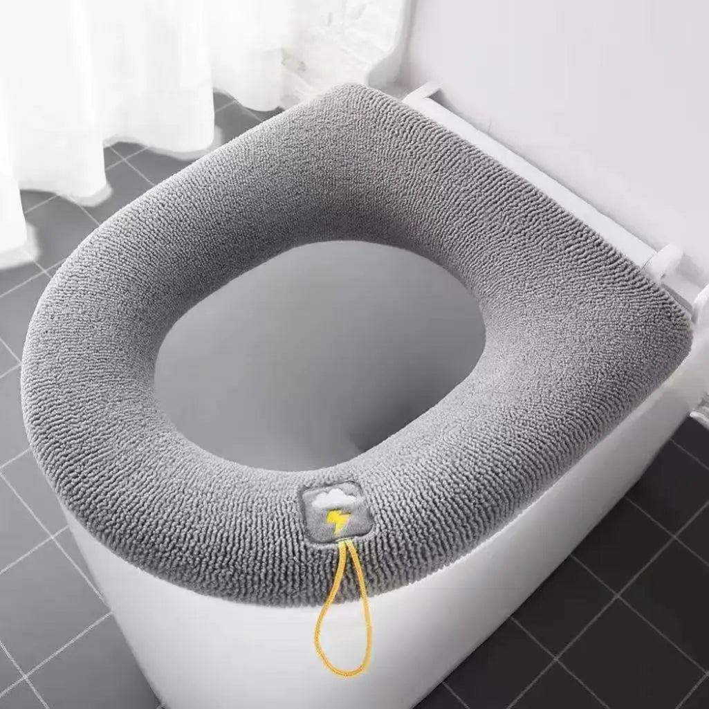 Universal Toilet Seat Cover Pumpkin Pattern Closestool Mat Soft Warm Toilet Seat Cushion Bathroom Toilet Lid Accessories TAVEN System LLC