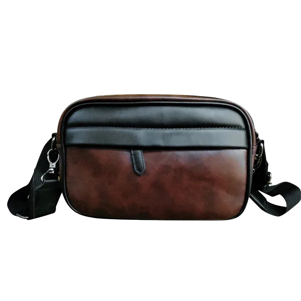 Men PU Leather Business Shoulder Bag Crossbody Messenger Bag TAVEN System LLC