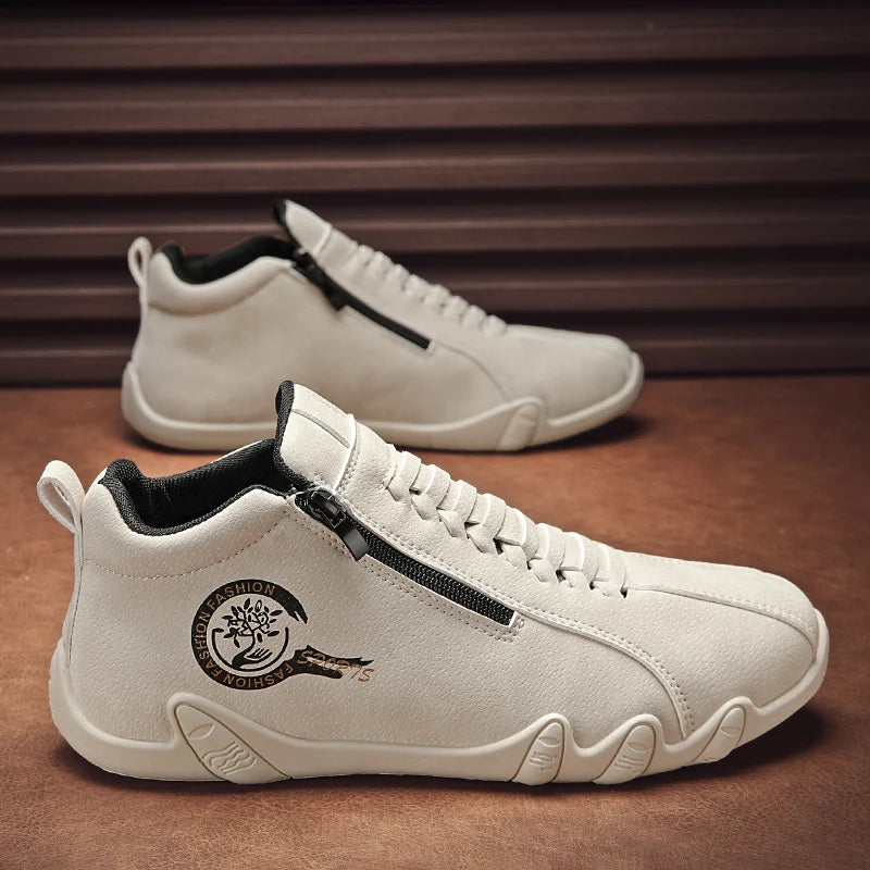 Men Side Zipper Short Boots Casual Outdoor Fashion Sneakers Shoes