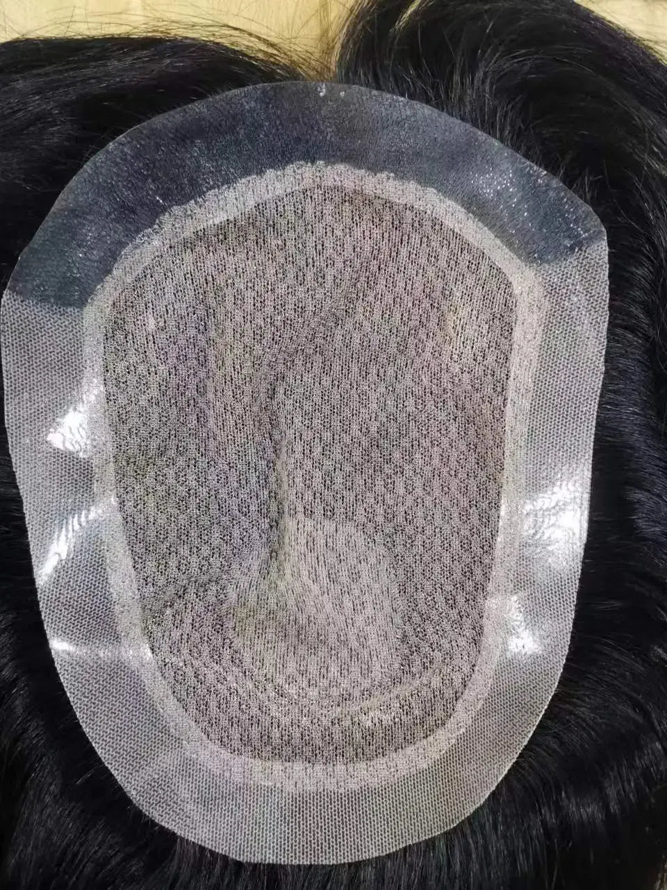 Toupee Color: 3#, Toupee Density: 90%, Length: 10 Inches - Silk Base Top With PU Men Toupee Male Breathable Men's Capillary Prosthesis 100% Real Natural Hair Replacement System Unit Wigs Taven