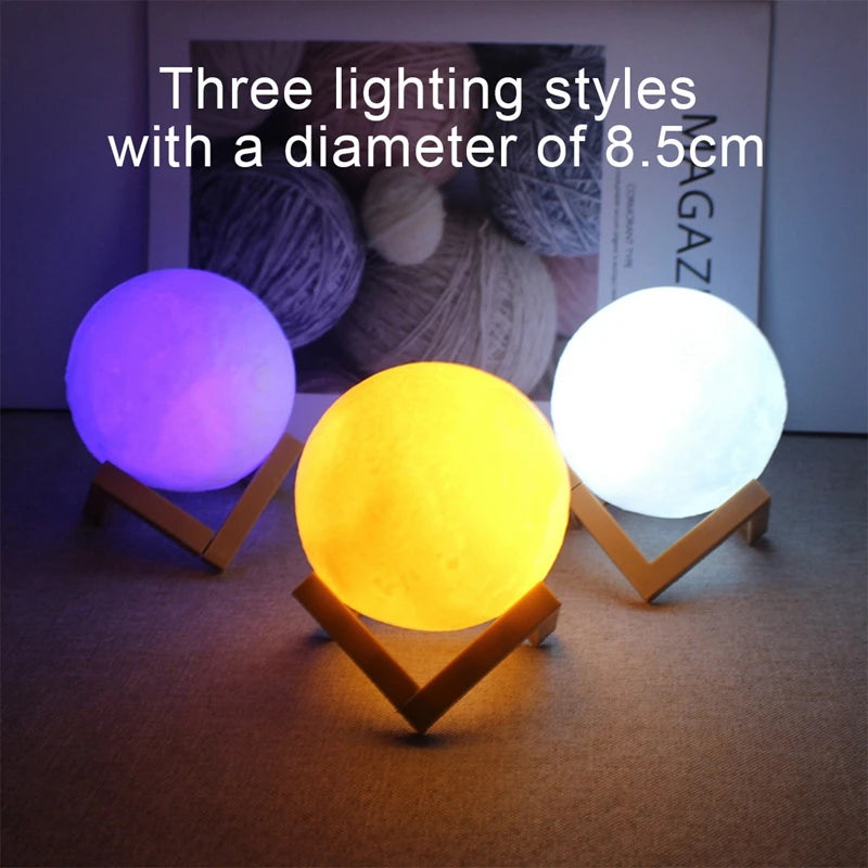 Book Light LED Moon Light Galaxy Light, Moon Night Light, Girl, Boy, Child Birthday Gift, Bedroom Decoration Indoor lighting TAVEN System LLC