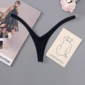 Innovative Deep V Look Thong Panties Cotton Equipped with A Sophisticated Women Briefs Comfortable Solid Color Low Waist Bikini TAVEN System LLC