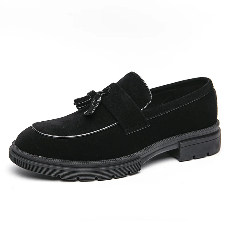 Hot Selling Soft Soled Comfortable Loafers Europe America Massage Soles Men's Commuting Work Shoes Party Men's Formal Shoes TAVEN System LLC