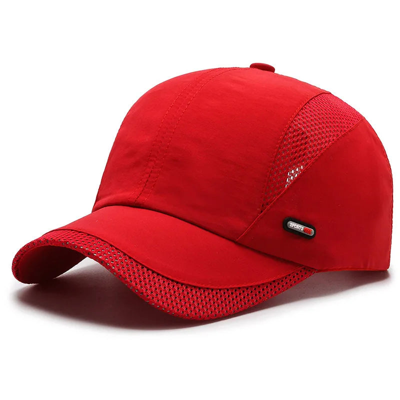 Quick Dry Baseball Cap Moisture Wicking Adjustable Sun Hat