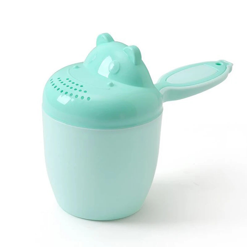 1PC Baby Cartoon Bear Bathing Cup Newborn Kid Shower Shampoo Cup Bailer Baby Kids Shower Water Spoon Bath Wash Cups for 3 Colors TAVEN System LLC