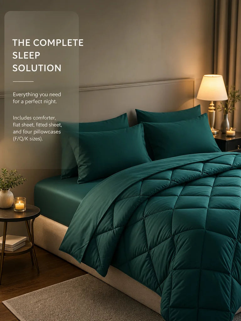5pcs/7pcs Twin Full Queen King Bedding Sets Home Decor Comforter Flat Sheet Fitted Sheet Pillowcases Sleeping Sets TAVEN System LLC