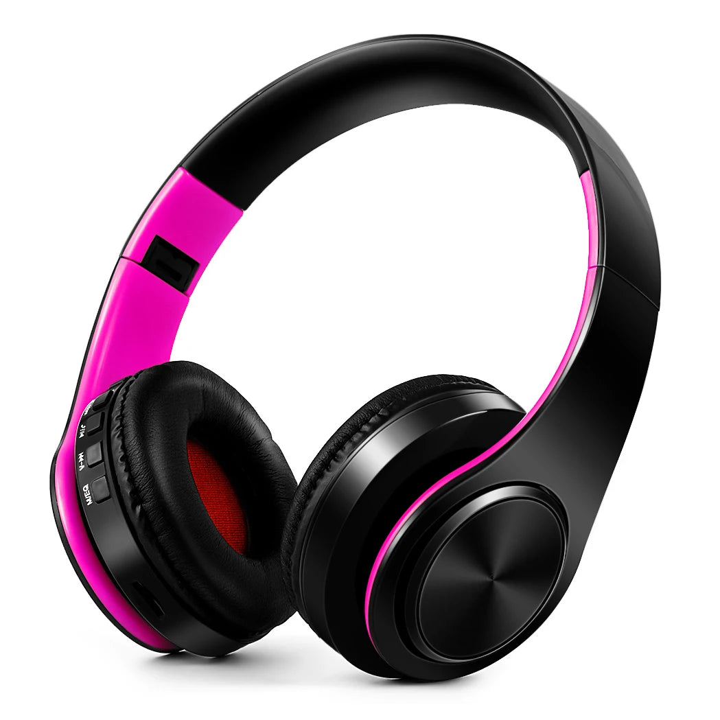 2026 Wireless Bluetooth Stereo Headset Upgrading Sports Overhead Earphone with Mic for Smart Phone TV PC Tablet - Music TAVEN System LLC