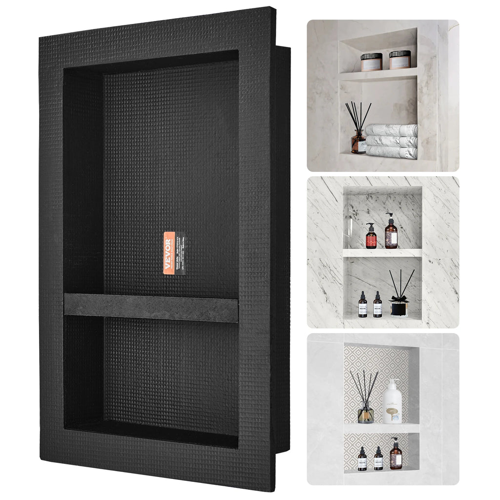 SucceBuy Shower Niche Ready for Tile Shelf Organizer  Corners Niche Recessed Sealed Protection  Soap Storage for Shower Bathroom TAVEN System LLC
