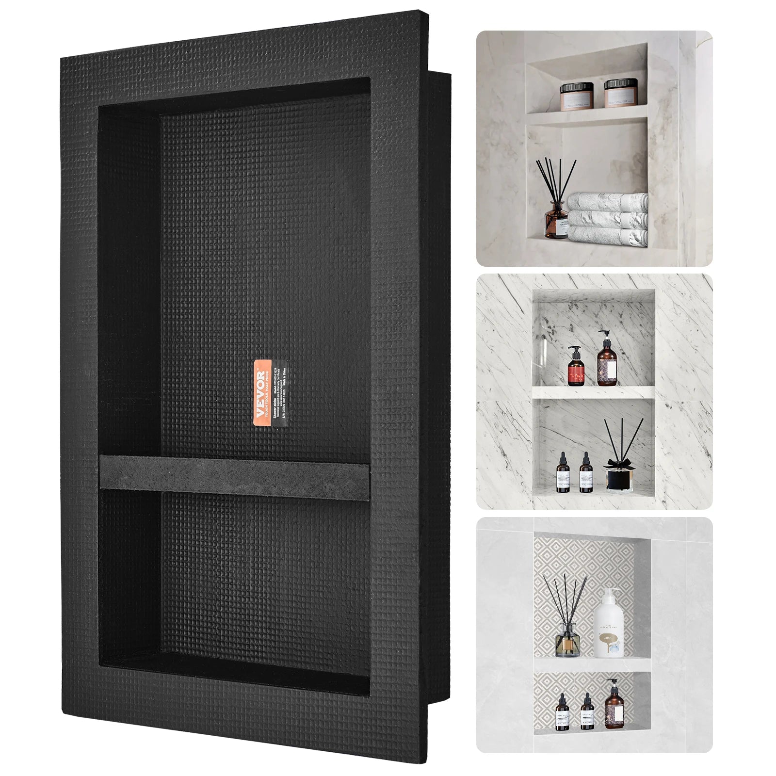 SucceBuy Shower Niche Ready for Tile Shelf Organizer  Corners Niche Recessed Sealed Protection  Soap Storage for Shower Bathroom TAVEN System LLC