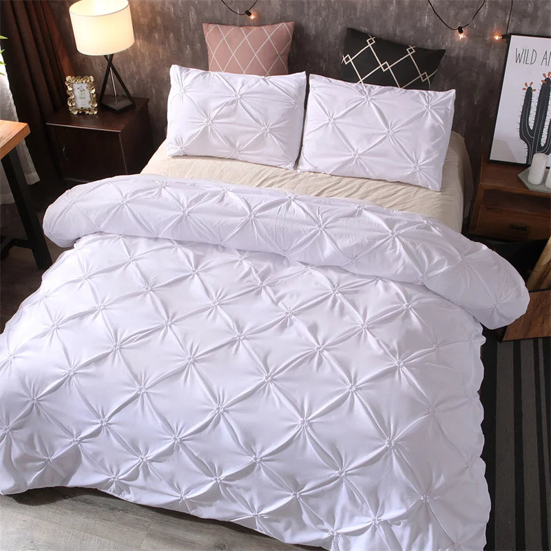 Queen Comfort Set 3Pieces, Gray Bed in a Bag Comforter Set for Bedroom, Beddding Sets without Comforter, Duvet cover&Pillowcases TAVEN System LLC