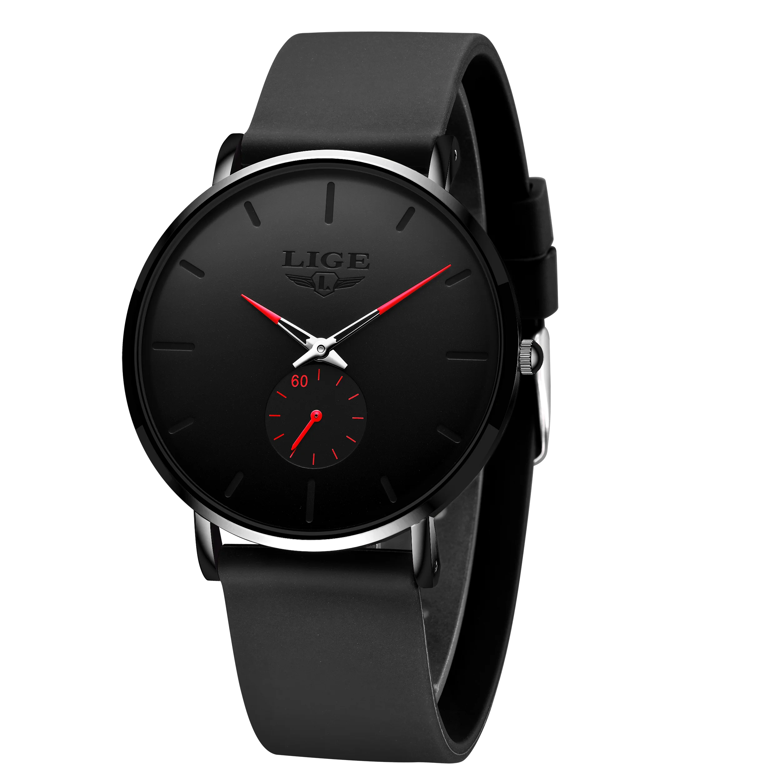 LIGE New Fashion Mens Watches Top Brand Luxury Sport Waterproof Simple Ultra-Thin Watches Men Quartz Clock Relogio Masculino+Box - TAVEN System LLC