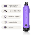 6-Speed Dog Nail Grinder  Enhanced Pet Nail Grinder Super Quiet Rechargeable Electric Dog Nail Trimmer Painless paws grooming TAVEN System LLC