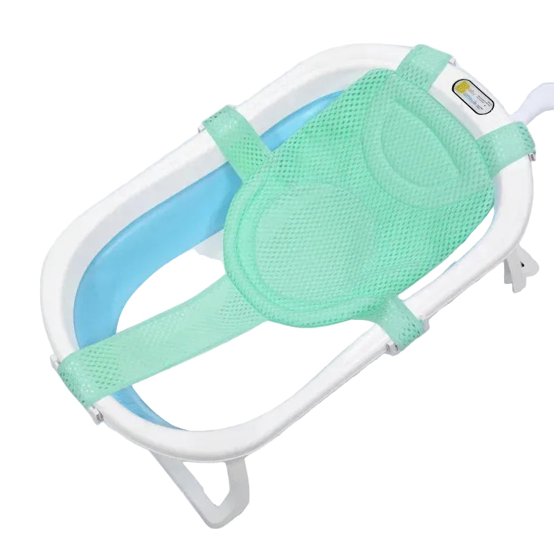 Portable Baby Bathtub Pad Ajustable Bath Tub Shower Cushion Newborn Support Seat Mat Foldable Baby Bath Seat Floating Water Pad TAVEN System LLC