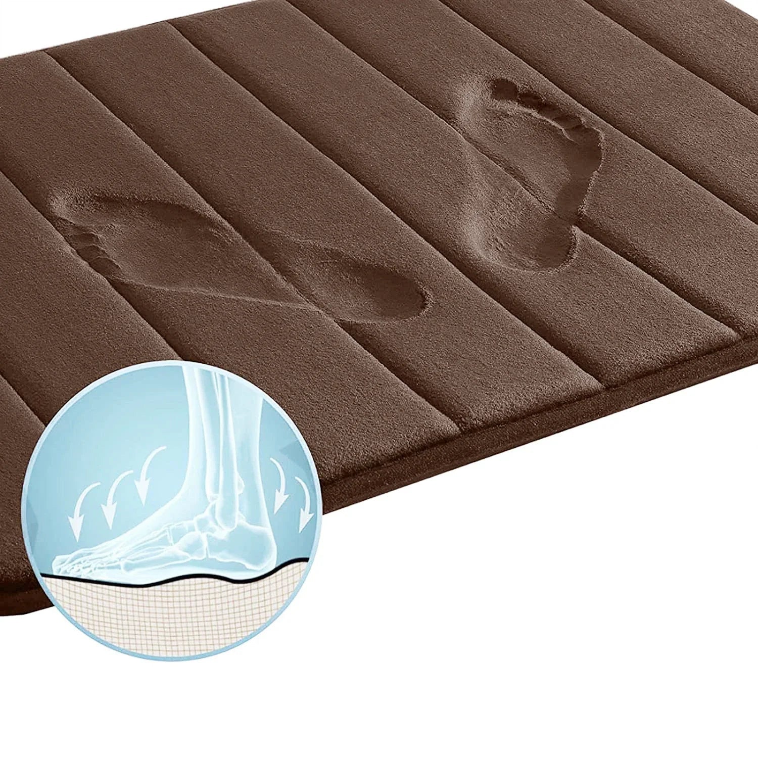 Super Absorbent Bath Mat Memory Foam Carpet Non-slip Bathroom Rug Bathtub Side Floor Rugs Shower Room Doormat Toilet Footpad TAVEN System LLC