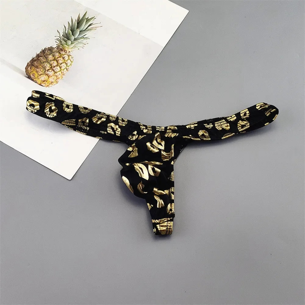 Sexy Printed Lips/Flowers/Camouflage Underwear for Men Mini Panties Penis Pouch String Low Waist Bikini Hombre Lingerie TAVEN System LLC