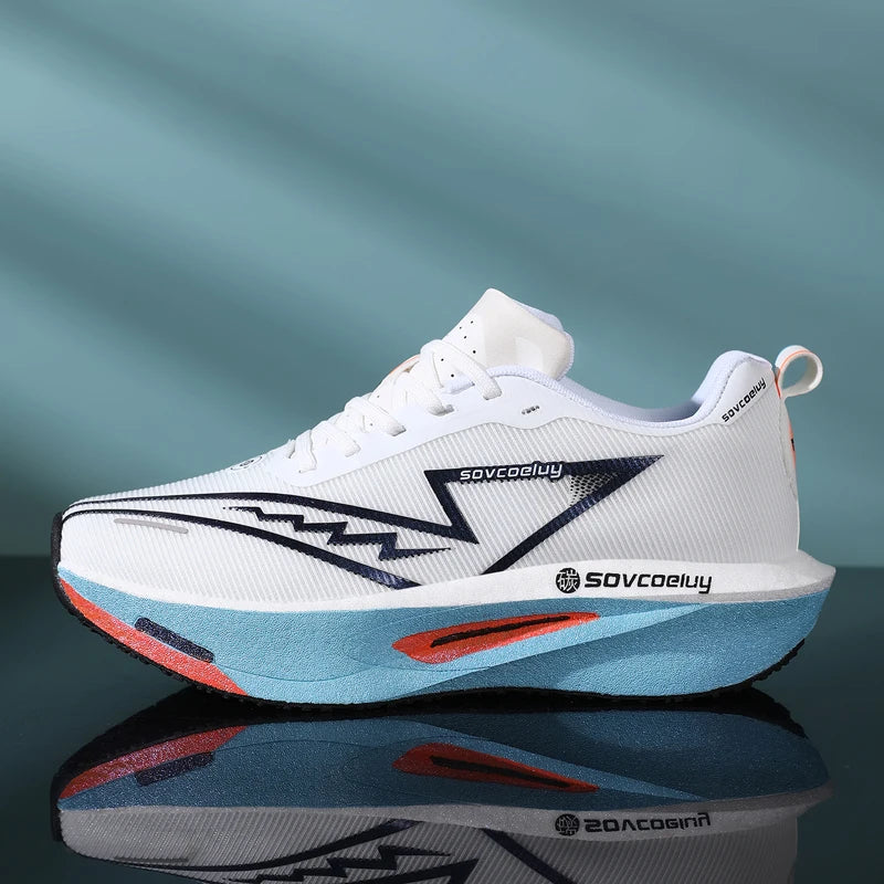 Men Carbon Plate Running Shoes Shock Absorbing Sports Sneakers TAVEN System LLC
