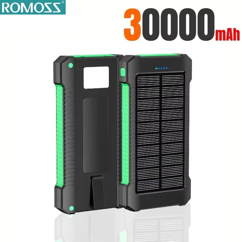 ROMOSS 120W 500000mAh Solar Power Bank Portable Large Capacity Super Fast Charging Outdoor External Battery for iPhone 17/16/15 - TAVEN System LLC