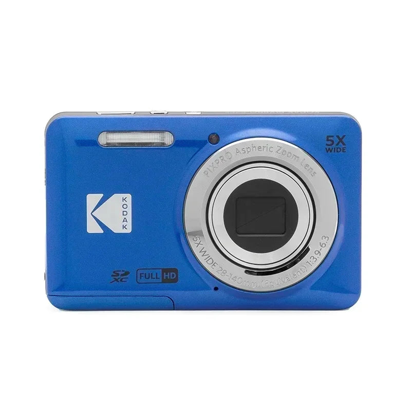 KODAK PIXPRO FZ55-RD 16MP Digital Camera 5X Optical Zoom 28mm Wide Angle 1080P Full HD Video 2.7" LCD Vlogging Camera TAVEN System LLC