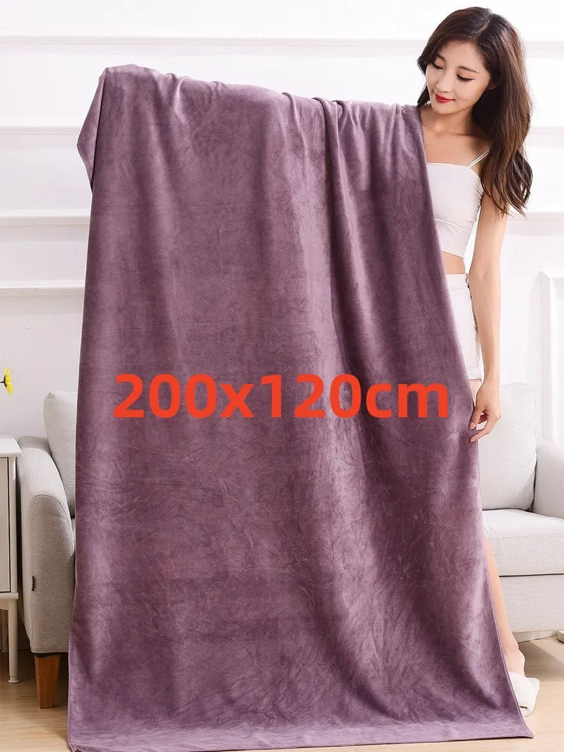 super large Microfiber bath towel, soft, high absorption and quick-drying, sports, travel, no fading, multi-functional use TAVEN System LLC