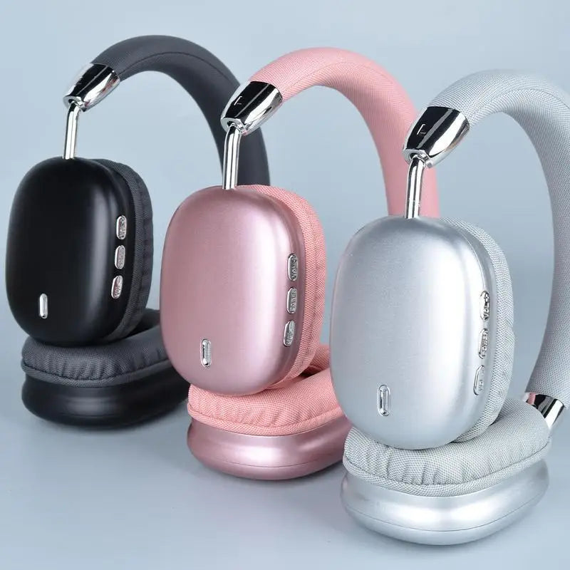 Wireless Bluetooth Headphones High-Resolution Audio Foldable Lightweight Deep Bass Long-Lasting Earphones TAVEN System LLC