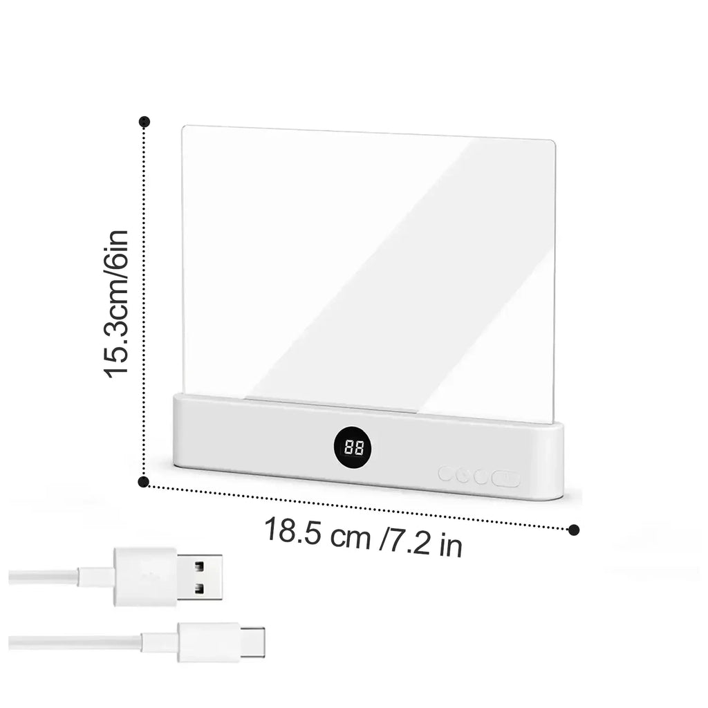 Book Light, Rechargeable Clear LED Flat Reading Lightwith Timer & Dimmable Brightness, Full Page Panel Lampfor Reading in Bed at Night, Funny Unique Gift forReaders Book Lovers, junko stickers TAVEN System LLC