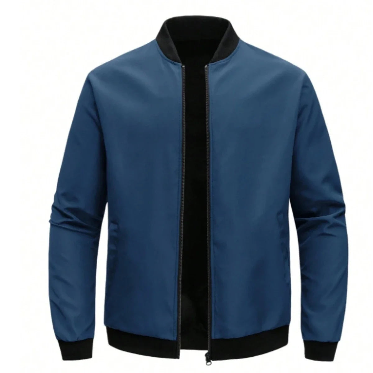 Men's Baseball Collar Casual Jacket Lightweight Business Coat TAVEN System LLC