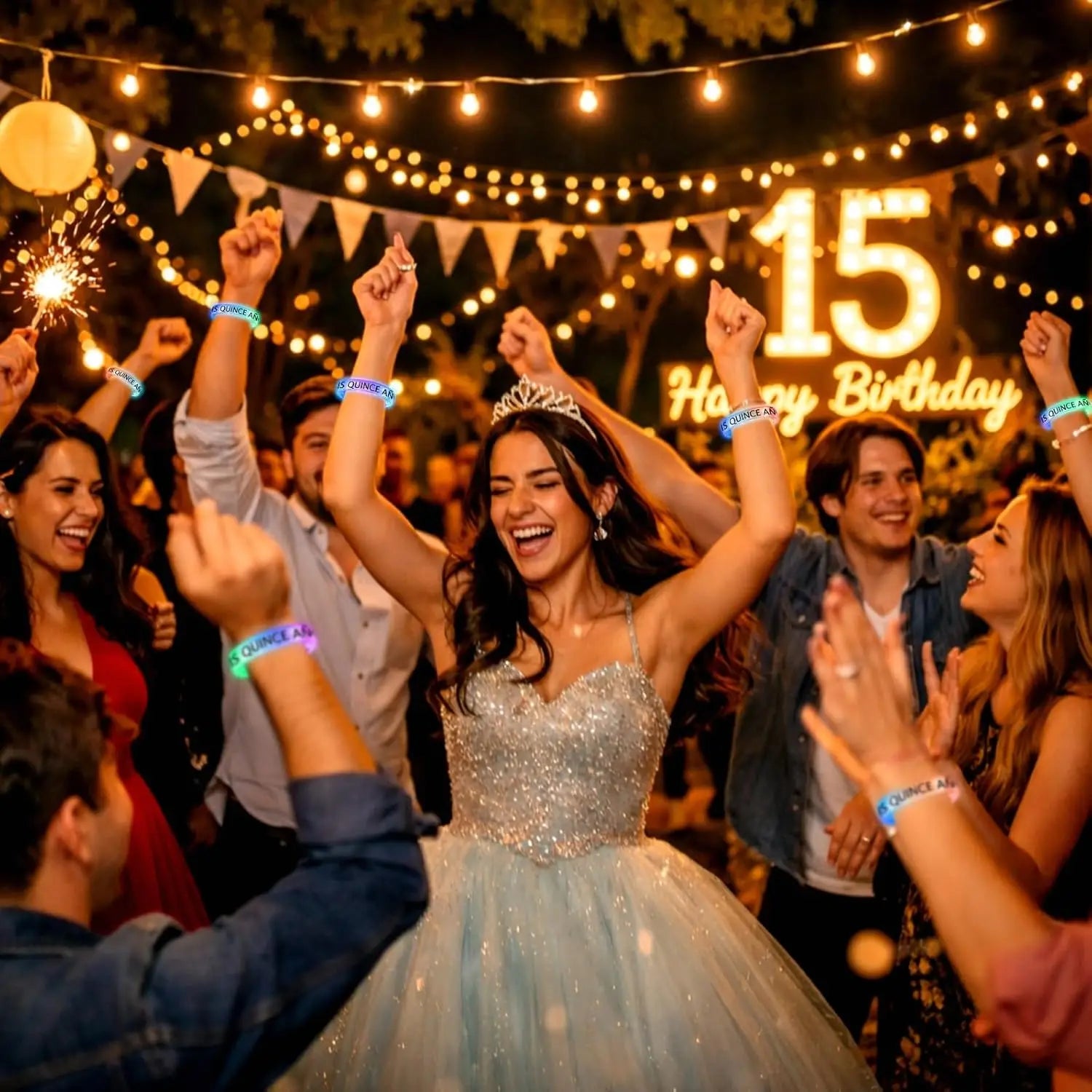 12/24/36/60 Pack Custom LED Bracelets LED Light-Up Bracelets for Wedding Parties Birthday Party Favors TAVEN System LLC