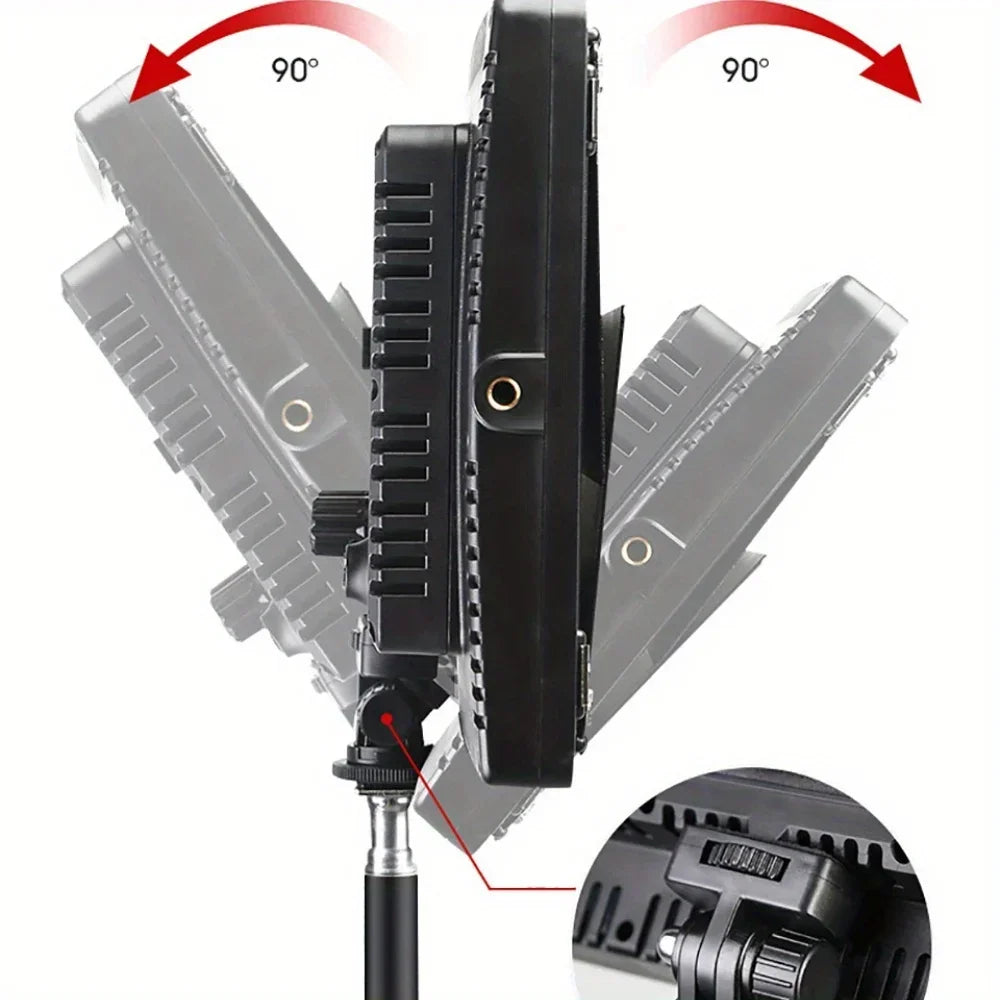 LED Photo Studio Light Video Studio Light With Dimmable for Game Live Video Lighting Portable Video Recording Photography Lamp TAVEN System LLC