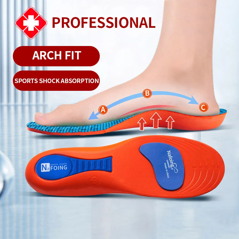 Sport Orthopedic Insoles for Feet Men Women EVA Breathable Shock Absorption Shoes Insole for Running Basketball Sport Care Pads TAVEN System LLC