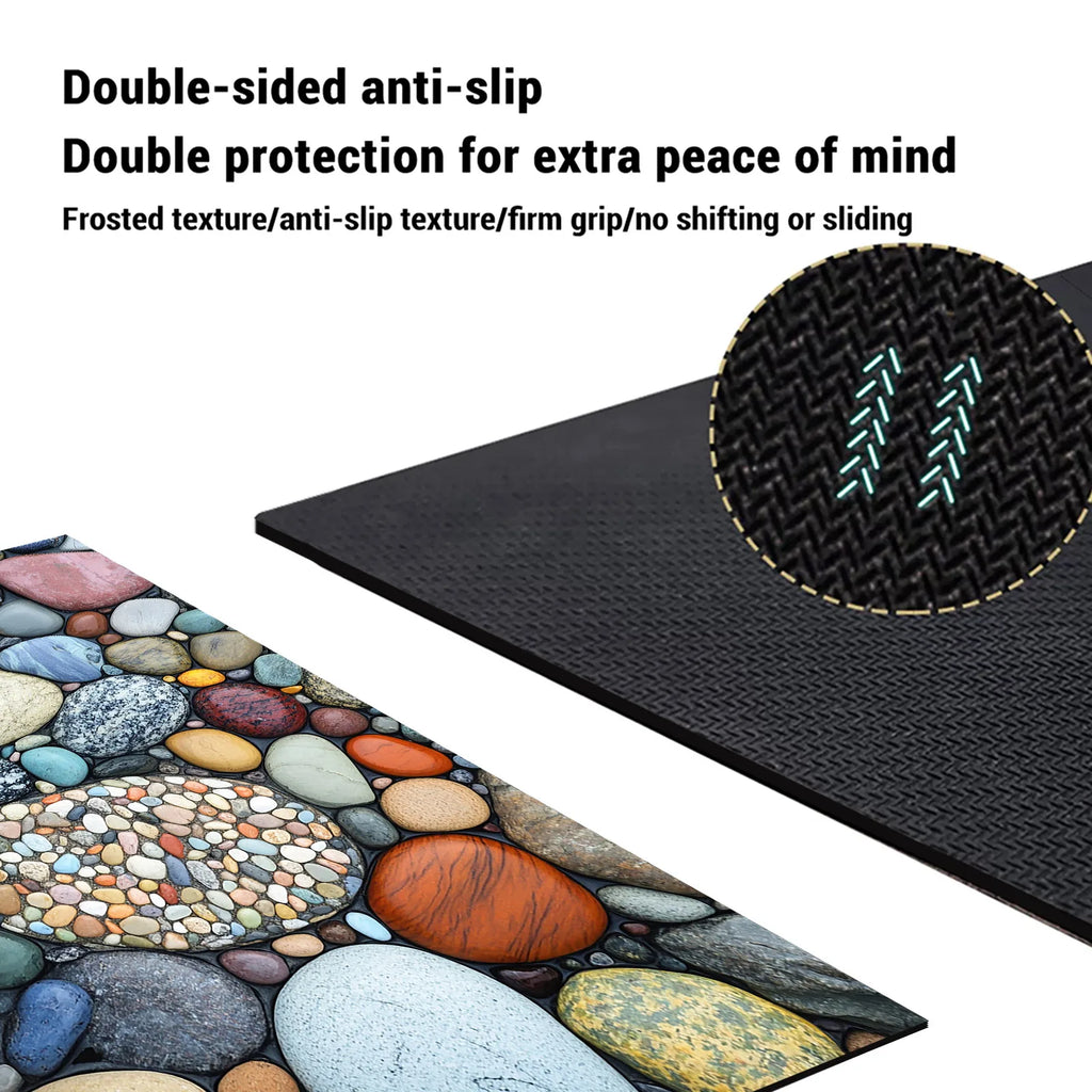 Stone Design Diatomite Bath Mat Bathroom Non-slip Shower Foot Mats Absorbent Quick Dry Toilet Rugs Carpet Doormat Washable TAVEN System LLC