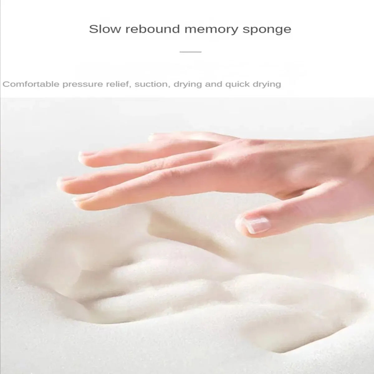 U-SHAPE Bathroom Floor Mat Toilet Mat Anti-slip Bathroom Mat Absorbent Bath Mat Home Decoration TAVEN System LLC