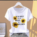 Women Print Floral Sports Fashion Casual Explosive Short Sleeve T-shirt Graphic Tshirts  Women Clothes  Oversized T Shirt - TAVEN System LLC