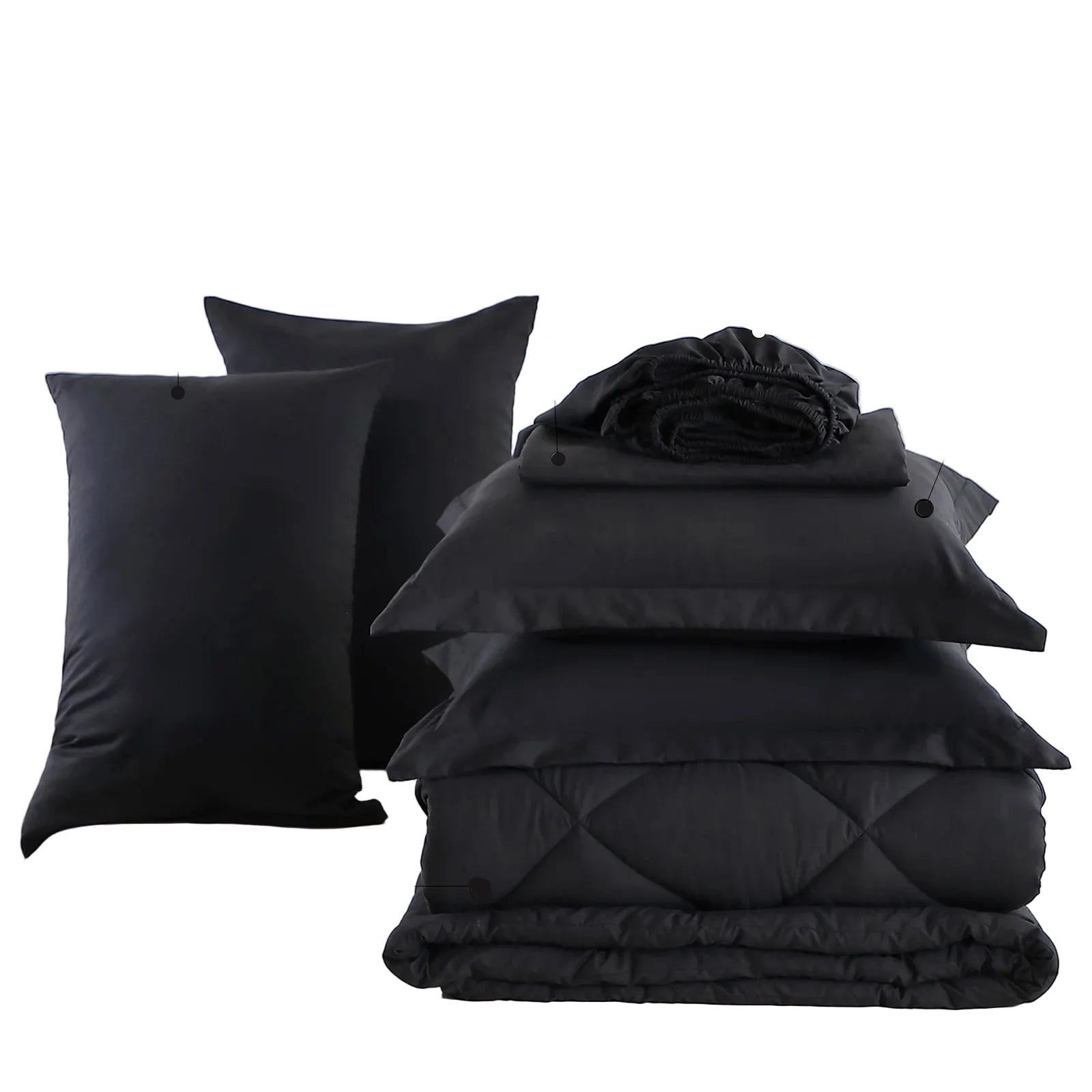 5pcs/7pcs Twin Full Queen King Bedding Sets Home Decor Comforter Flat Sheet Fitted Sheet Pillowcases Sleeping Sets TAVEN System LLC