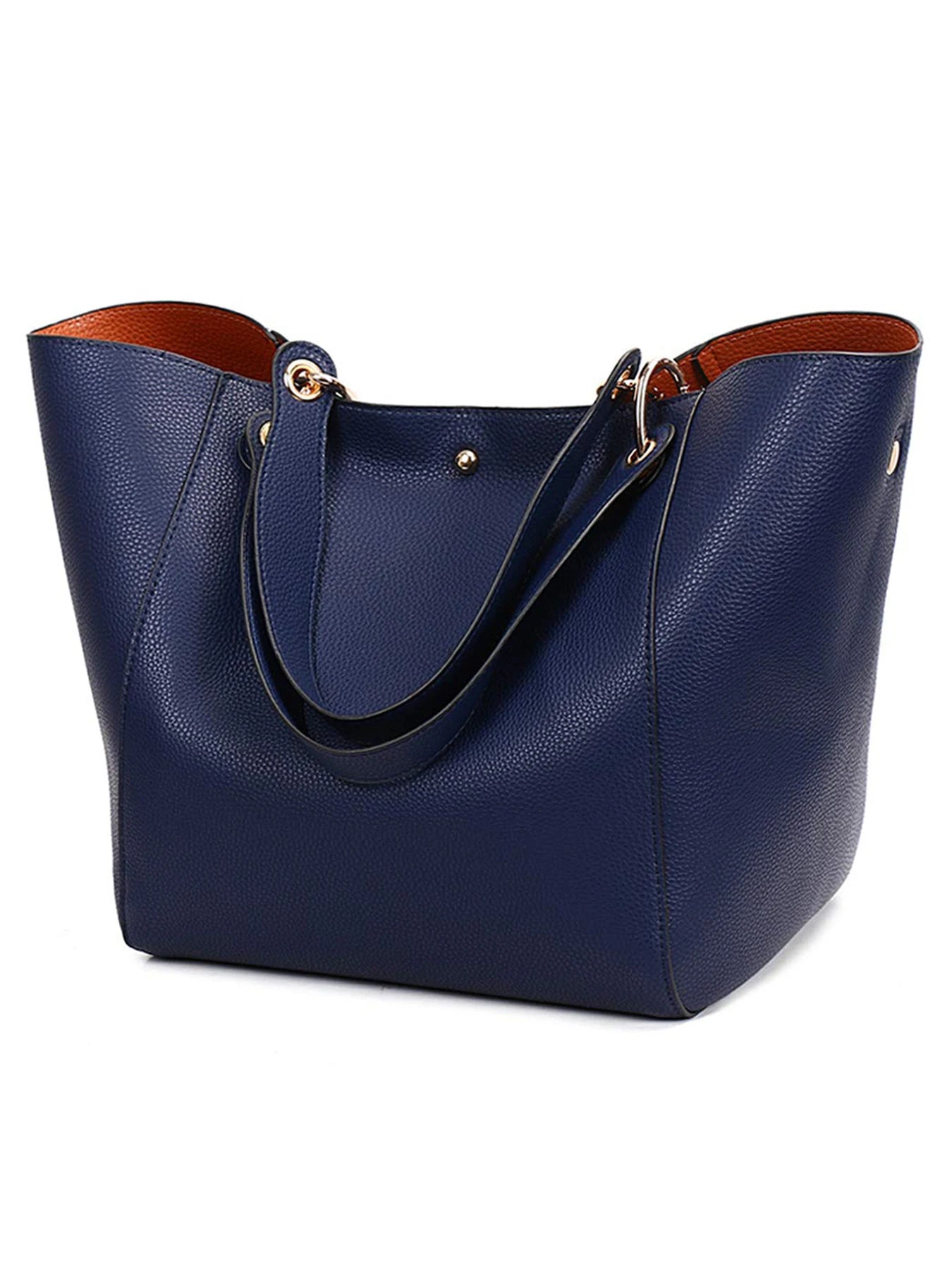 Women PU Leather Large Tote Bag Waterproof Shoulder Work Handbag TAVEN System LLC