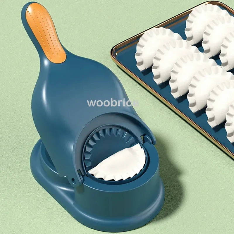 2 In1 Dumpling Maker DIY Kit Wrapper Presser Manual Labor-Saving Ravioli Empanadas Dough Skin Molder Machine Kitchen Gadgets TAVEN System LLC