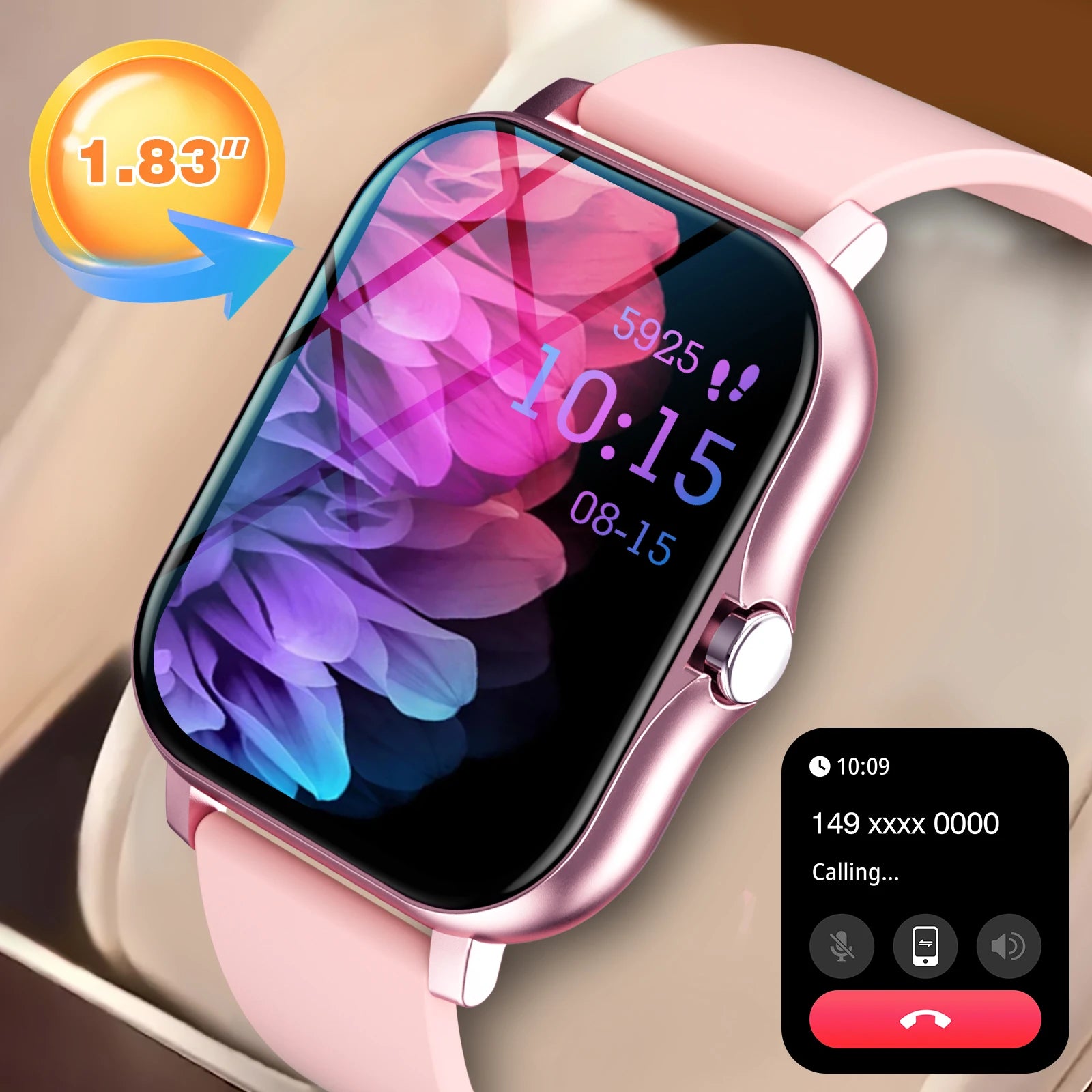 Smartwatch, phone answering/calling, multi-sport mode, message reminder view, suitable for men/women TAVEN System LLC