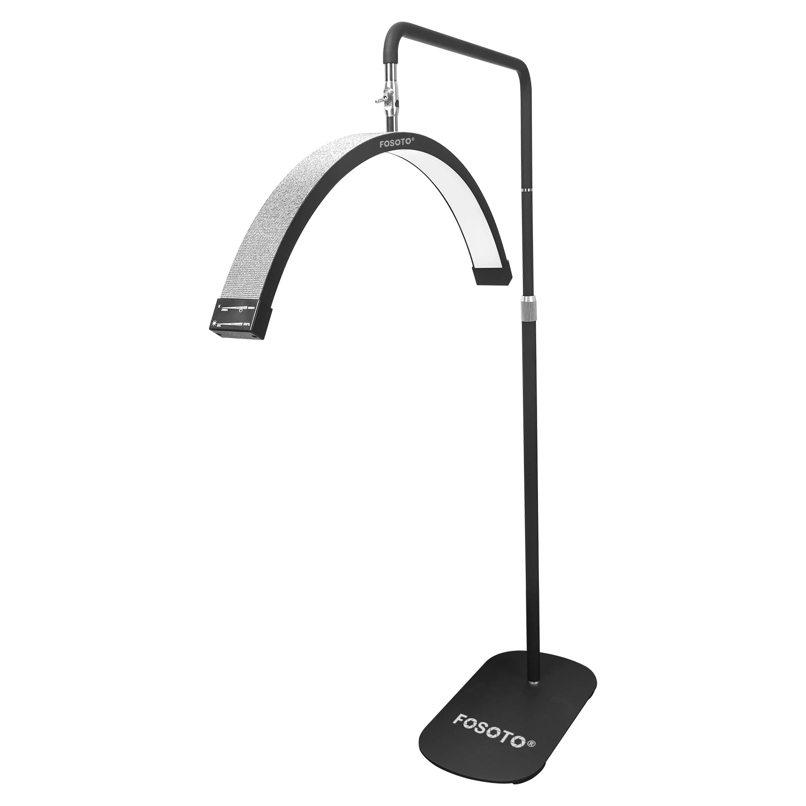 Fusitu Oversea Warehouse LED Half-Moon Shaped Light LED Lash Light With Floor Tripod Floor Video Light For Beauty Salon Makeup TAVEN System LLC